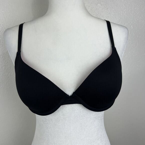 Pink Victoria's Secret Women 34C Black Padded Wired Wear Everywhere Push-Up - Picture 8 of 12